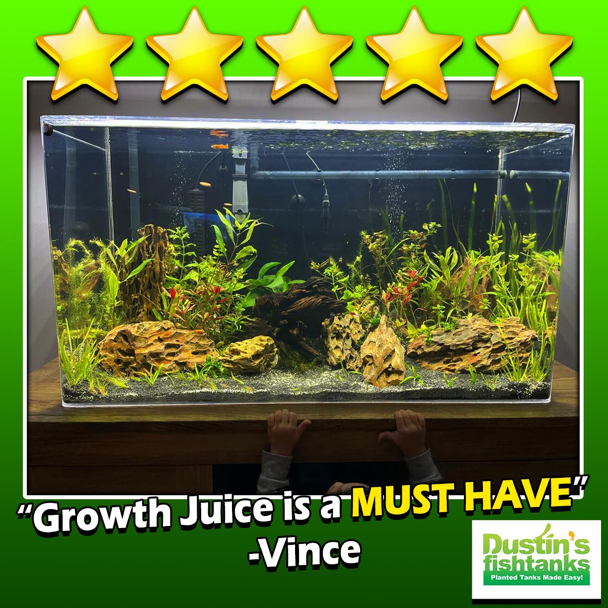 A+ "Must Have for Planted Tanks" Plant Booster GROWTH JUICE- (Our OWN Special Aquarium Plant Fertilizer) #1