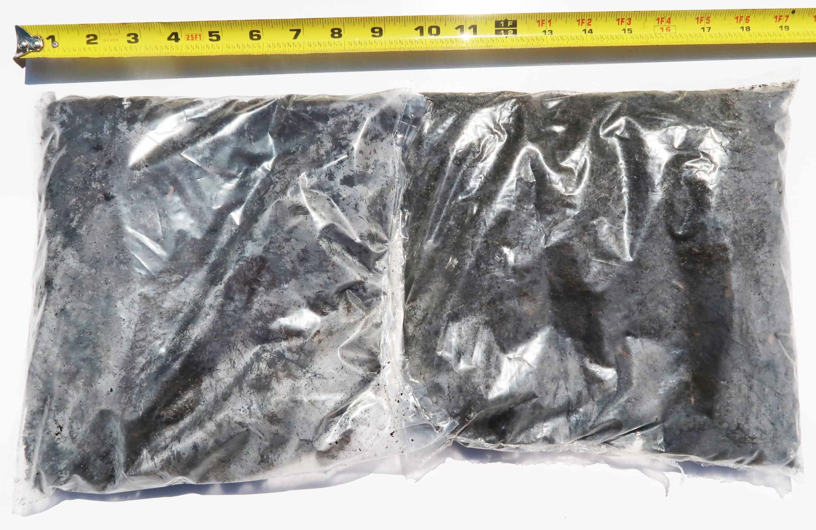 Shown here is TWO Large Bags of our Dustin's Dirt Packs. This would be the perfect Underlayer aquarium substrate for a 55 gallon planted aquarium.